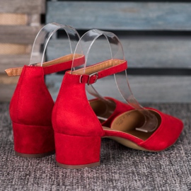 Small Swan Stylische Pumps rot 1