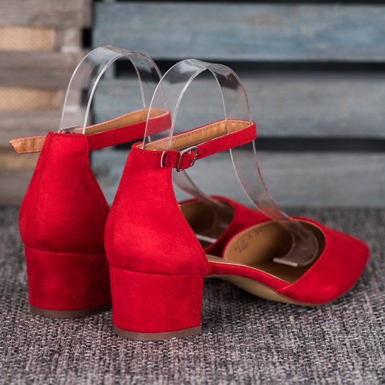 Small Swan Stylische Pumps rot 1