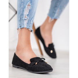 Small Swan Schwarze Loafer 2