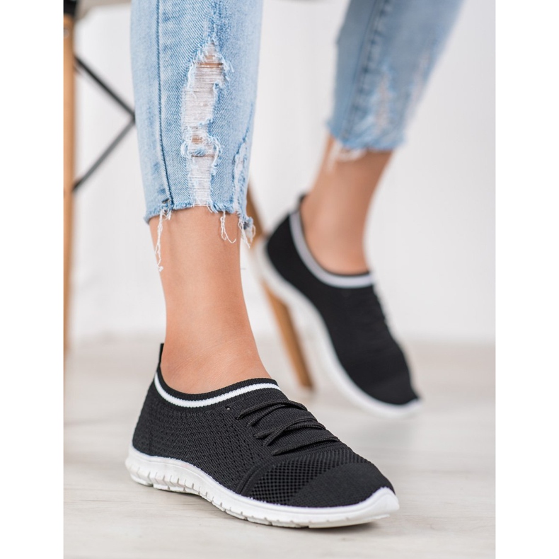 Bella Paris Sportschuhe zum Hineinschlüpfen schwarz 1