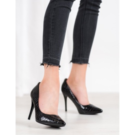 Goodin Klassische Pins in Spitz schwarz 2