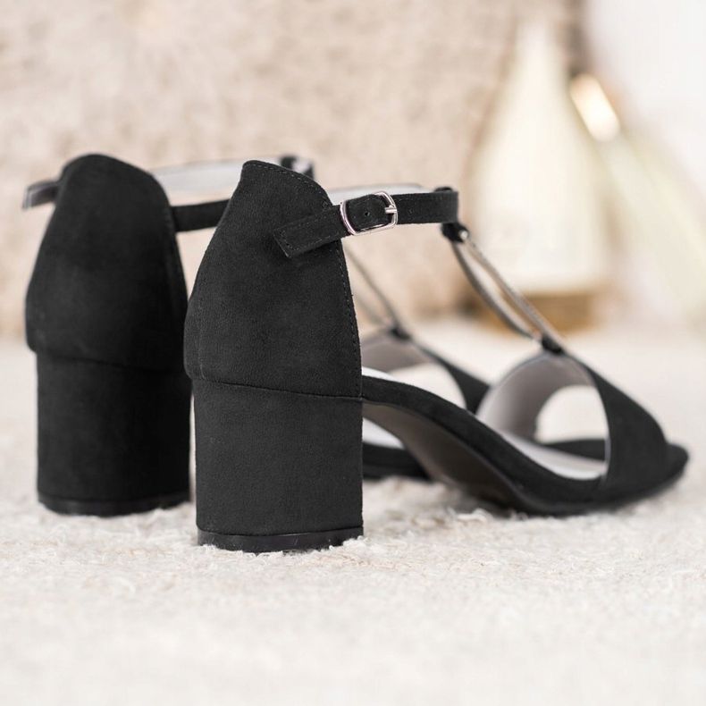 Goodin Elegante Sandalen mit hohem Absatz schwarz 2