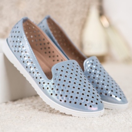 Renda Stilvolle Lords mit Kristallen blau 1