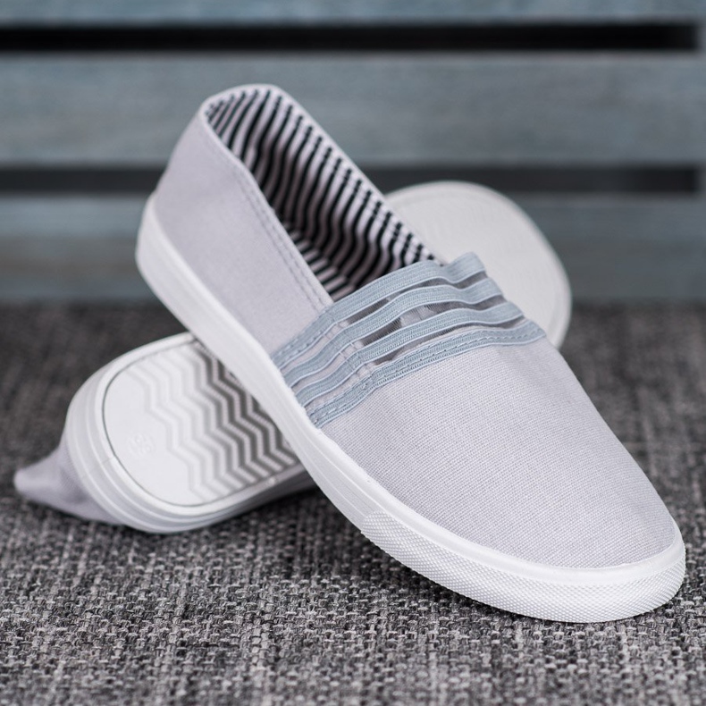 SHELOVET Bequeme Slip-On Sneakers grau 1