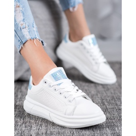 SHELOVET Weiße Sportschuhe 2