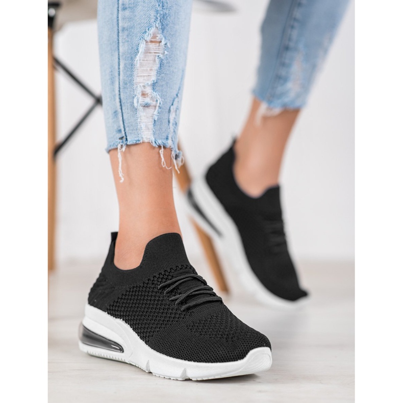 Sweet Shoes Textile Sportschuhe schwarz 2