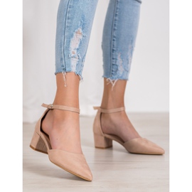 Small Swan Stylische Pumps braun 1