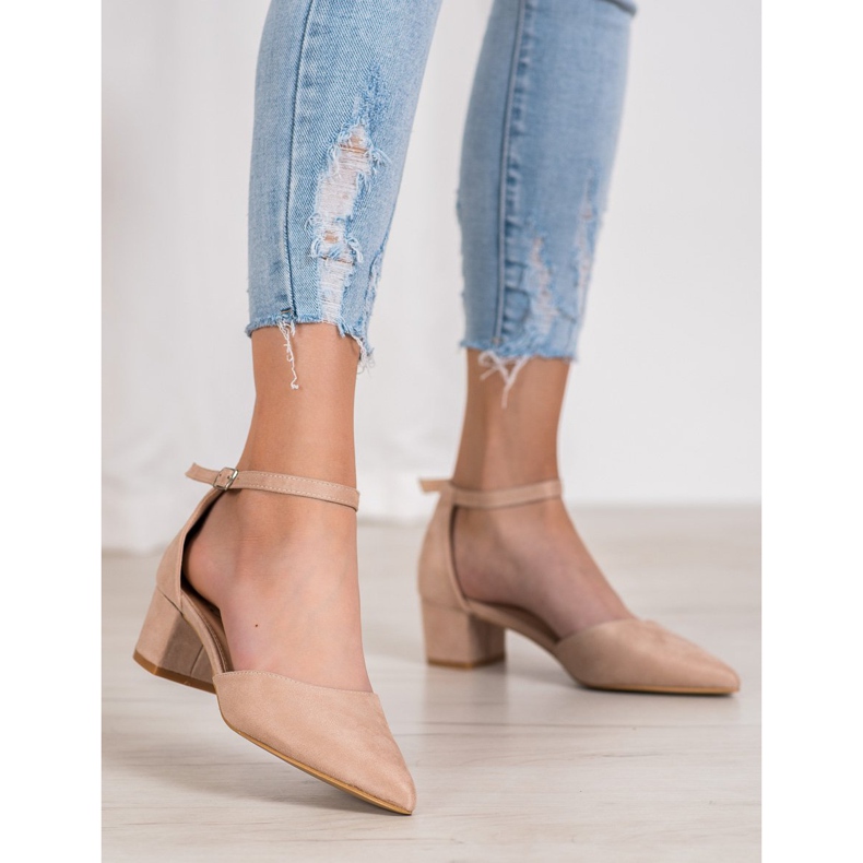 Small Swan Stylische Pumps braun 1