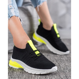 Bella Paris Durchbrochene Turnschuhe schwarz 1