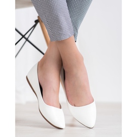 Seastar Weiße Ballerinas aus Öko-Leder 1