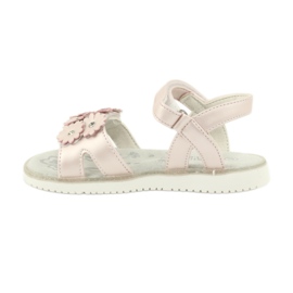 Rosa Sandalen mit Perlenpailletten American Club XD10/20 1