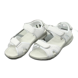 American Club HL15 / 20 weiße Sportsandalen 2