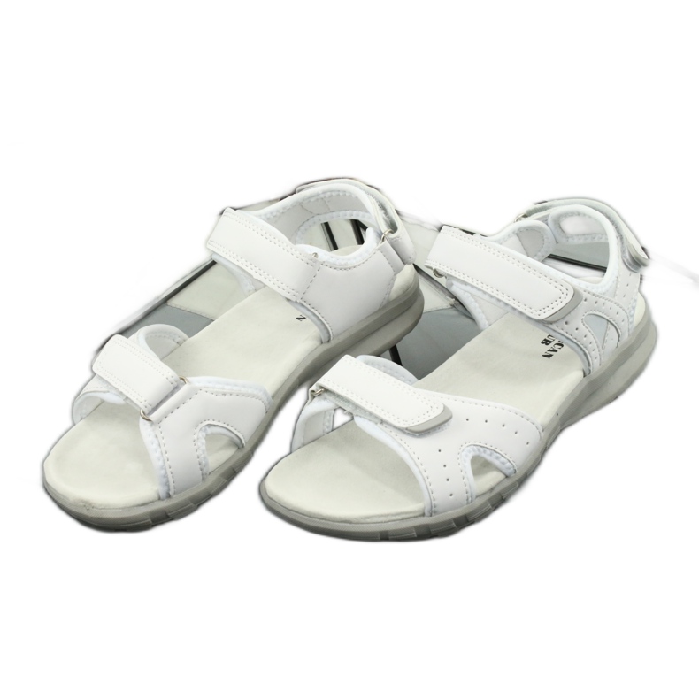 American Club HL15 / 20 weiße Sportsandalen 2