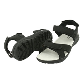 American Club HL15 / 20 schwarze Sportsandalen 3