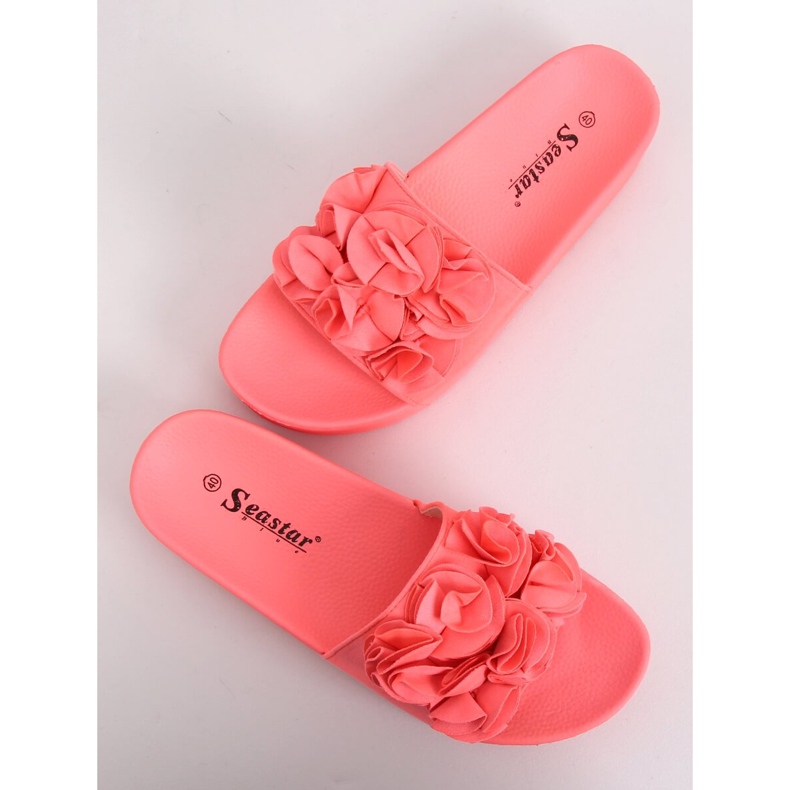 Coral CK148P Coral Slipper mit hoher Sohle rosa 2