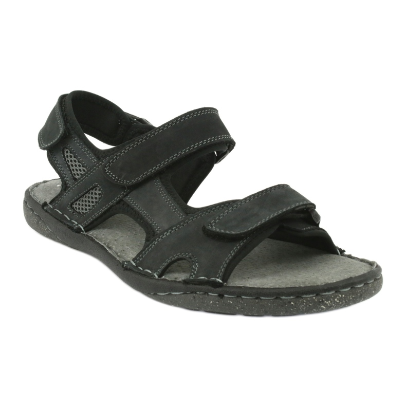 Herrensandalen mit Klettverschluss American Club CY15 / 20 Dk.Navy marineblau 1