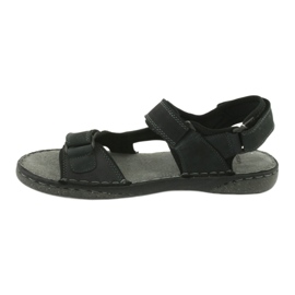 Herrensandalen mit Klettverschluss American Club CY15 / 20 Dk.Navy marineblau 2