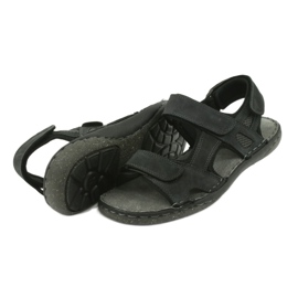 Herrensandalen mit Klettverschluss American Club CY15 / 20 Dk.Navy marineblau 4