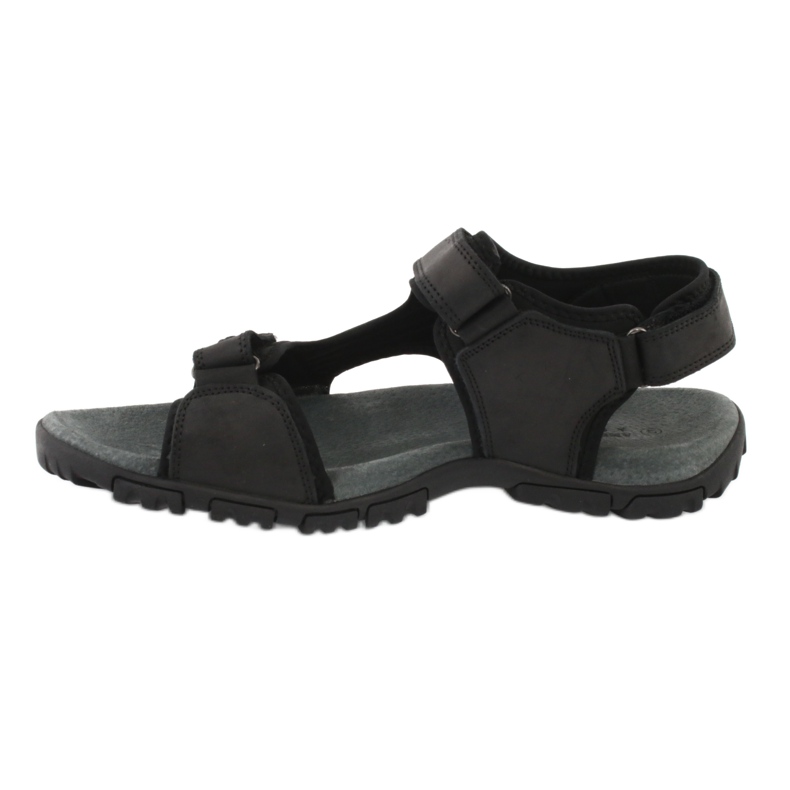 American Club American RL06 / 20 schwarze Sportsandalen 1