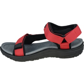 Lee Cooper Damen Sandalen LCWL-20-34-014 schwarz rot 1