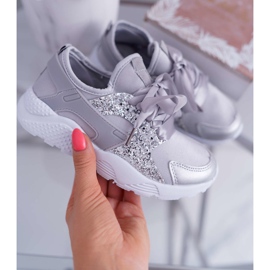 FRROCK Kinder Sportschuhe Grau Fairy Tale 1