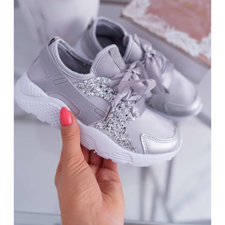 FRROCK Kinder Sportschuhe Grau Fairy Tale 1