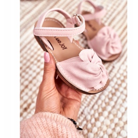 FRROCK Sandalen für Kinder mit Klettverschluss Pink Goofy rosa rosa 2