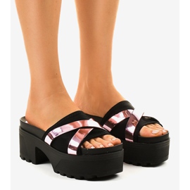 Schwarze High Heels CL-3A309-20 1