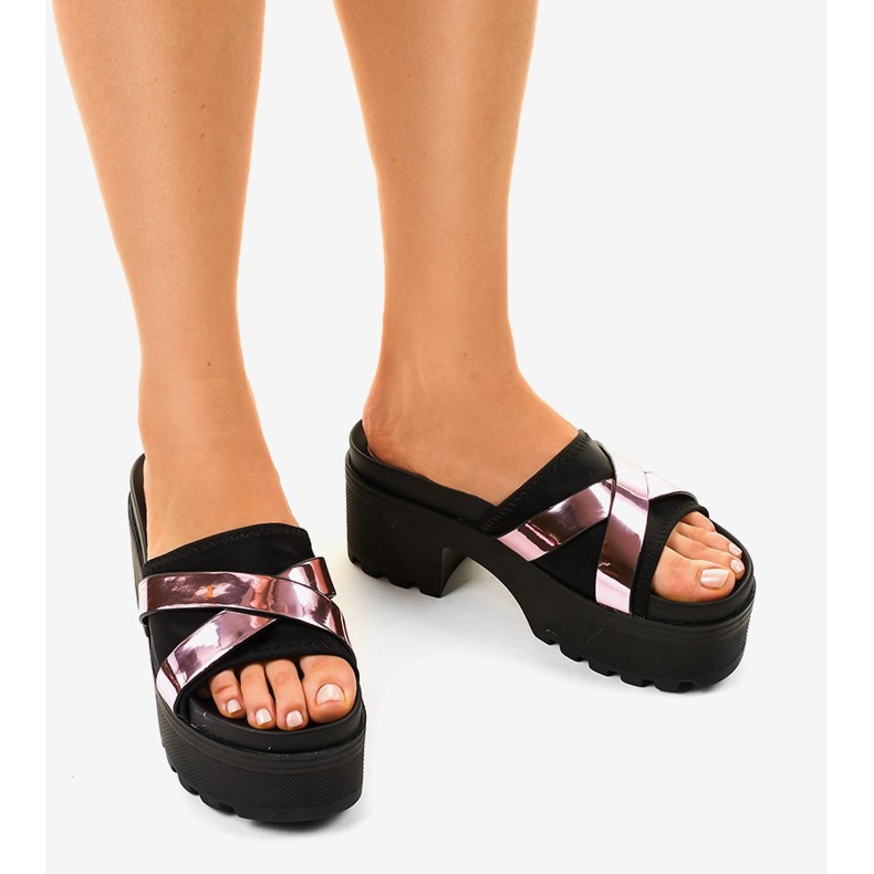 Schwarze High Heels CL-3A309-20 2