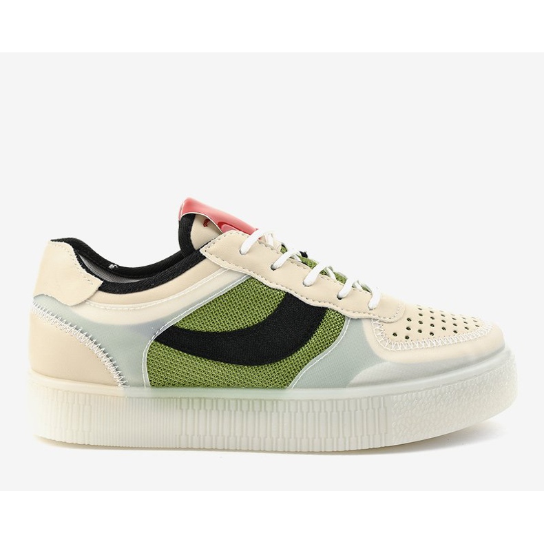 Grüne Sportschuhe LA51P Turnschuhe mehrfarbig 2