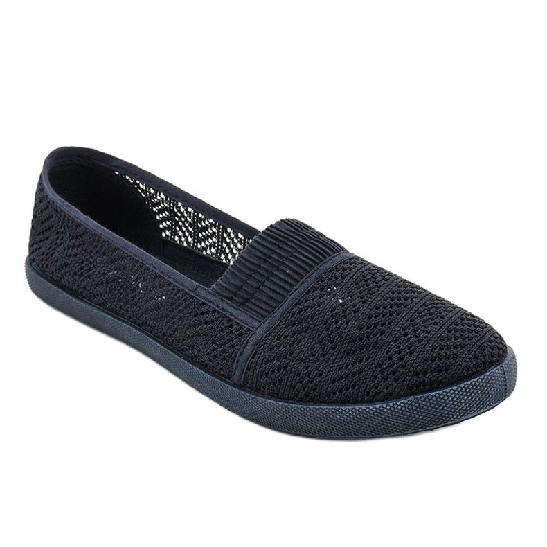 CB1711-47 marineblaue Slip-On-Sneakers 1