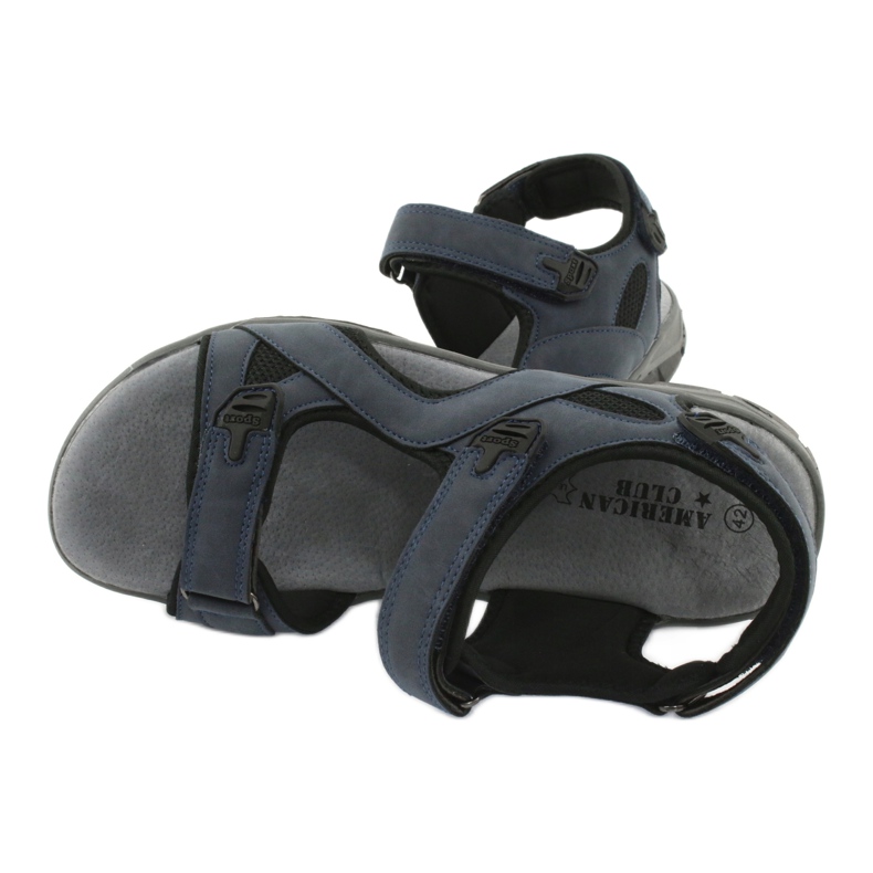 American Club XD03 / 20 Sportsandalen schwarz marineblau 5