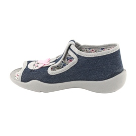 Befado Kinderschuhe 213P119 marineblau grau 2
