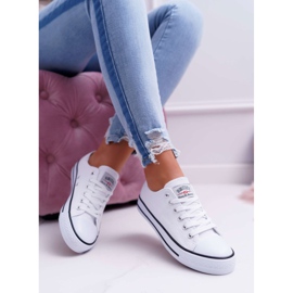 Smith's weiße niedrige Sneakers für Damen 2