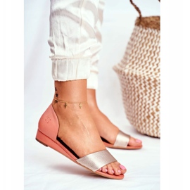 Damen Sandalen Maciejka Leder Pfirsich 1971 Nomara orange gelb 1