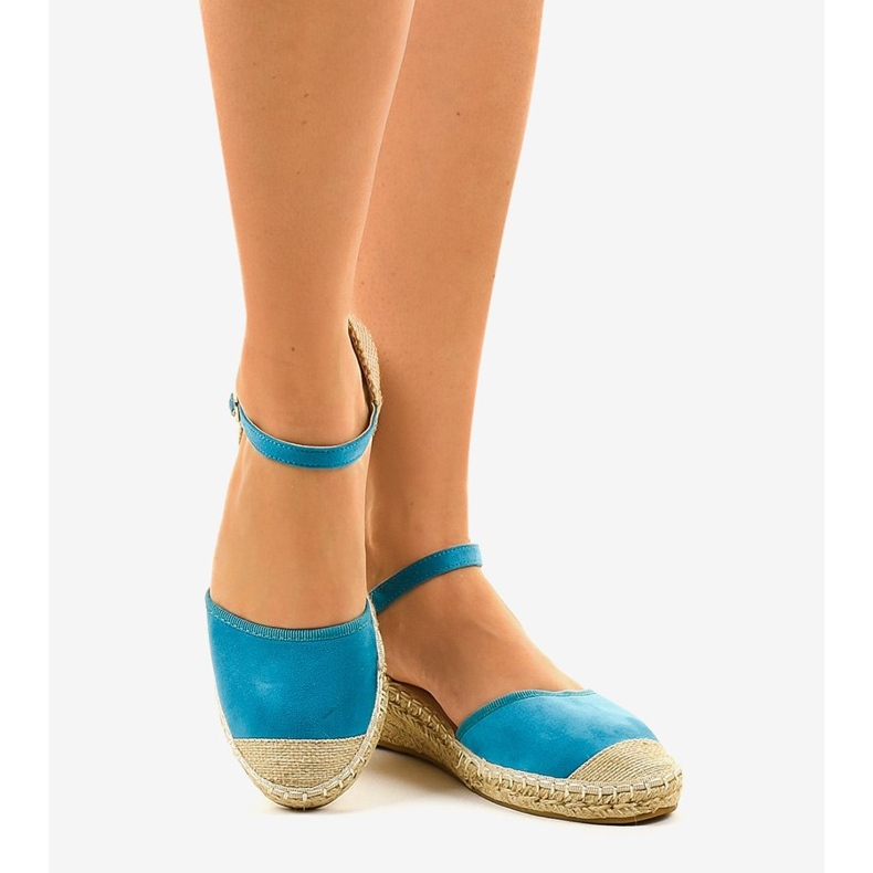 Blaue Espadrilles 3M85-23 1