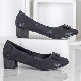 Goodin Bequeme schwarze Pumps 2