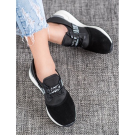 Look VINCEZA Leder-Sneakers schwarz 1