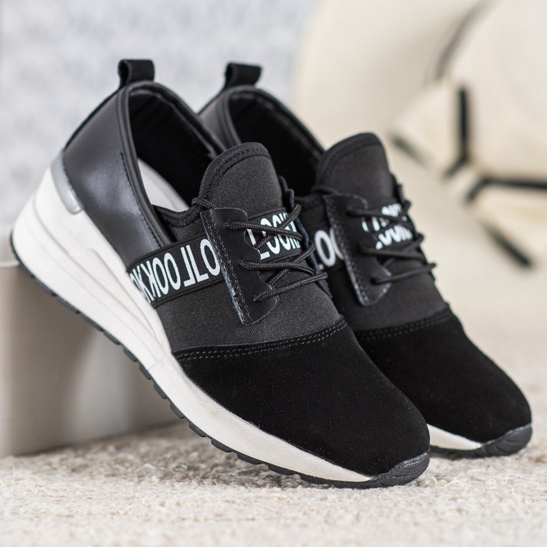 Look VINCEZA Leder-Sneakers schwarz 2