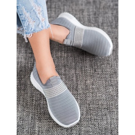 SHELOVET Sportschuhe zum Hineinschlüpfen grau 2