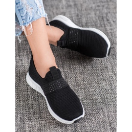 SHELOVET Sportschuhe zum Hineinschlüpfen schwarz 1