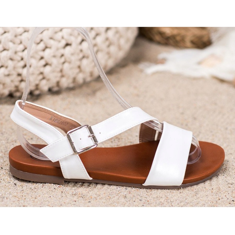 Kylie Klassische Sandalen weiß 2