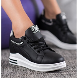 Lovery Keil Turnschuhe schwarz 1