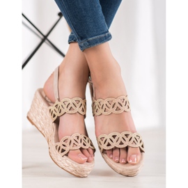 Aclys Keilsandalen braun 1