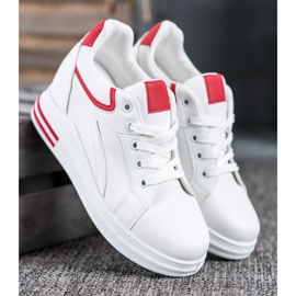 Lovery Keil Turnschuhe weiß 2