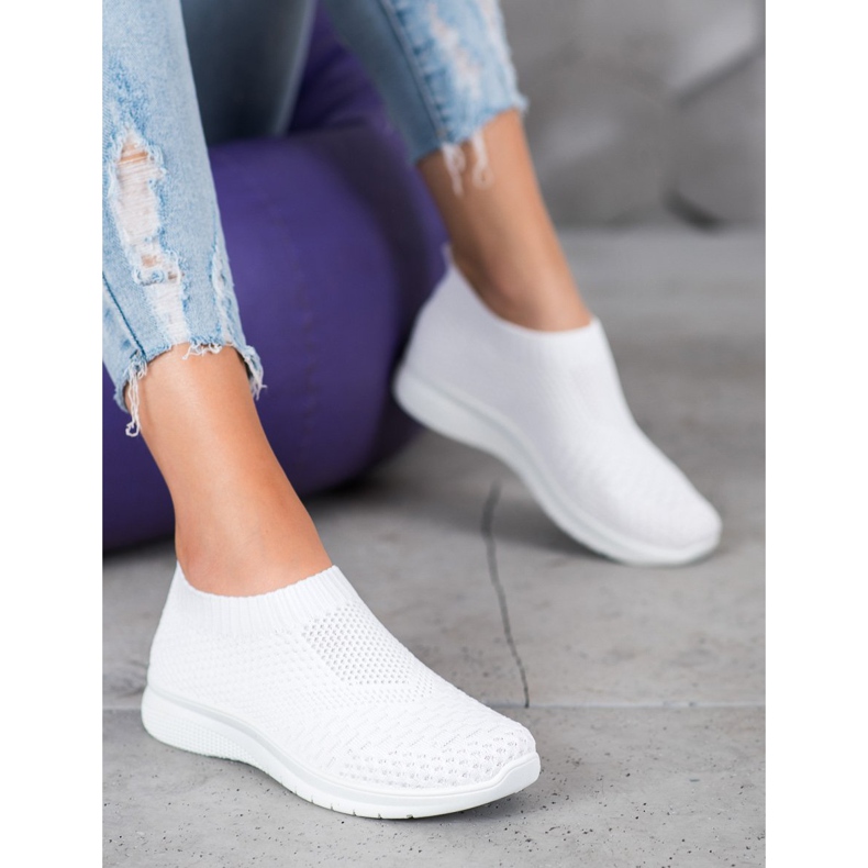 SHELOVET Slip-On-Sneakers weiß 1