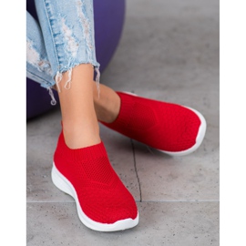 SHELOVET Slip-On-Sneakers rot 2