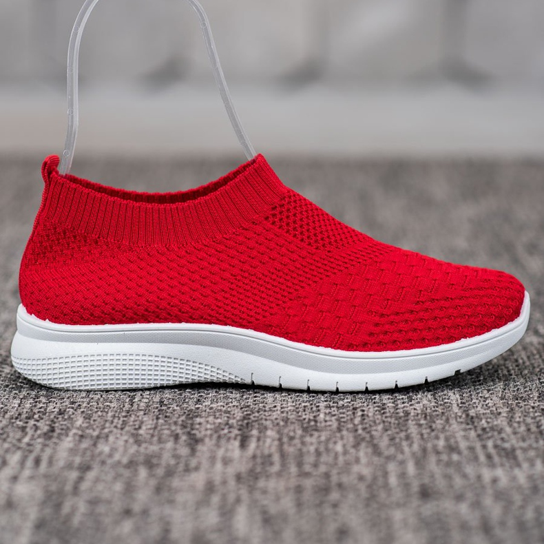 SHELOVET Slip-On-Sneakers rot 1
