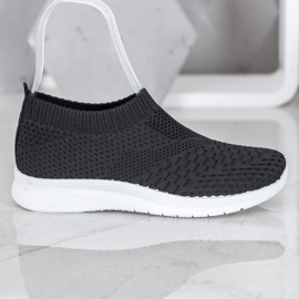 SHELOVET Slip-On-Sneakers schwarz 2