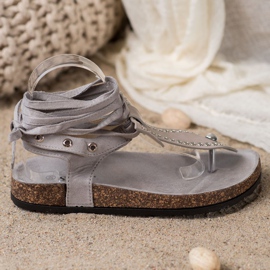 Seastar Gebundene Flip-Flops-Sandalen grau 2